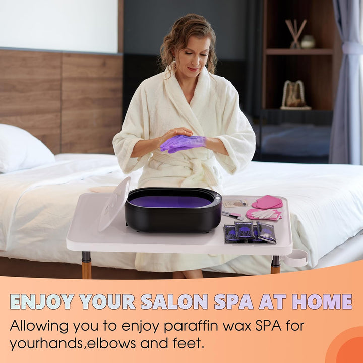 Paraffin Wax Machine for Hand and Feet - 2000Ml Paraffin Wax Warmer, Temperature and Reservation Mode, Thermostatic Warmer, Nourishing and Moisturizing, Ideal for Home Paraffin Baths (Darkgray)