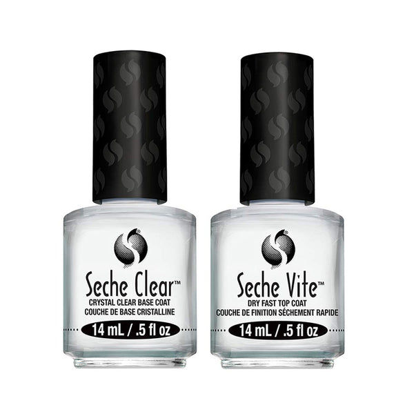Clear and  Vite, Base Coat and Top Coat for Nail Polish
