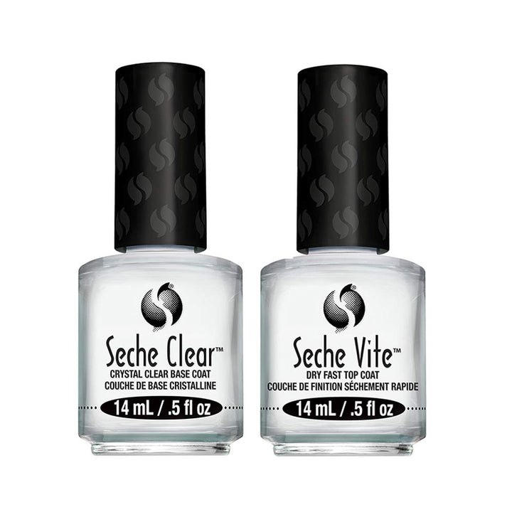 Clear and  Vite, Base Coat and Top Coat for Nail Polish