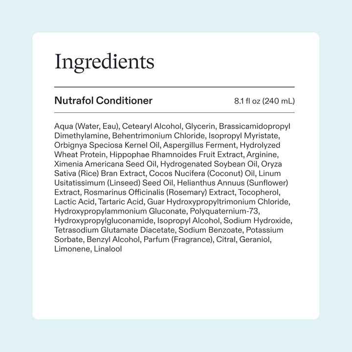 Conditioner, Physician-Formulated for Thinning Hair, Moisturizing, Strengthening and Color Safe, Lightweight Protection