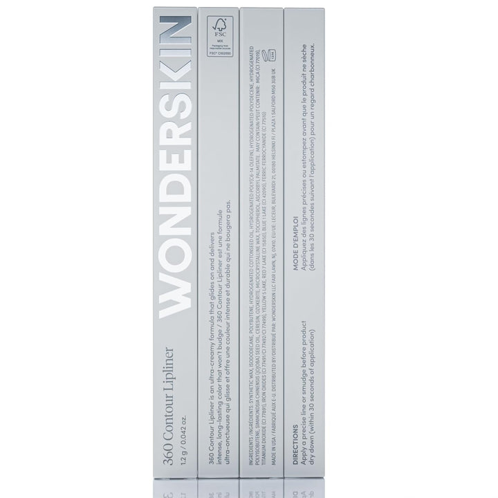 Lipliner Pencil - 360 Contour Lipliner, Long Lasting, Sharpenable, Waterproof and Transfer-Proof Brown Lip Liner Pencil (Saddle)
