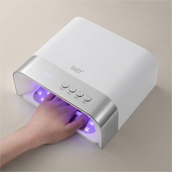 Professional UV Nail Lamp, Big Cavity Design for Long Nails, 36 LED Fast Curing Light with Infrared Sensor for Salon Gel and Acrylic Polish