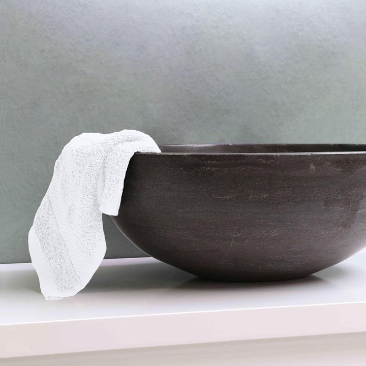 Luxury Cotton Washcloths 13X13 Inch - 650 GSM Turkish Cotton | Hotel, Spa, Bathroom Face Towel | 12 Pack