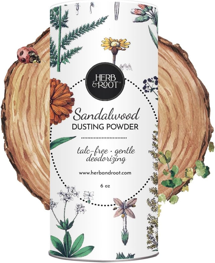 Vanilla Talc-Free Dusting Powder with Arrowroot, Oats, Zinc & Magnesium - Soothing Body Powder for Women, Chafing & Deodorizing, Baby Powder Alternative, Foot & Shoe Freshener