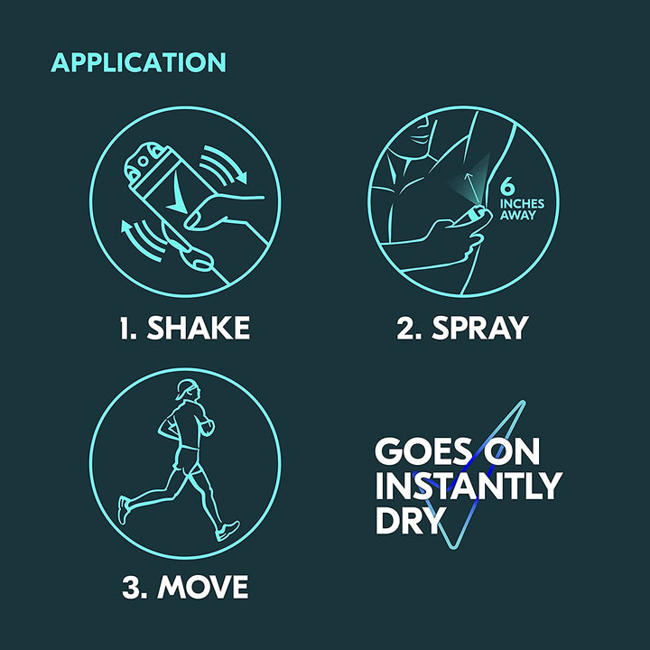 Men Antiperspirant Spray Black + White 3 Count Protects from Deodorant Stains Instantly Dry Spray Deodorant 3.8 Oz