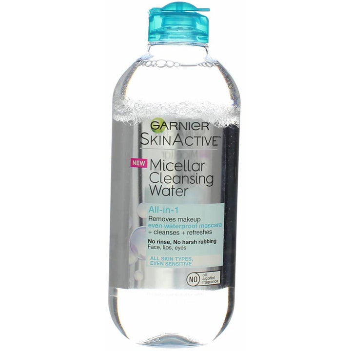 Micellar Water for Waterproof Makeup, Hydrating Facial Cleanser & Makeup Remover, Suitable for Sensitive Skin, Vegan, Cruelty Free, 13.5 Fl Oz (400Ml), 1 Count