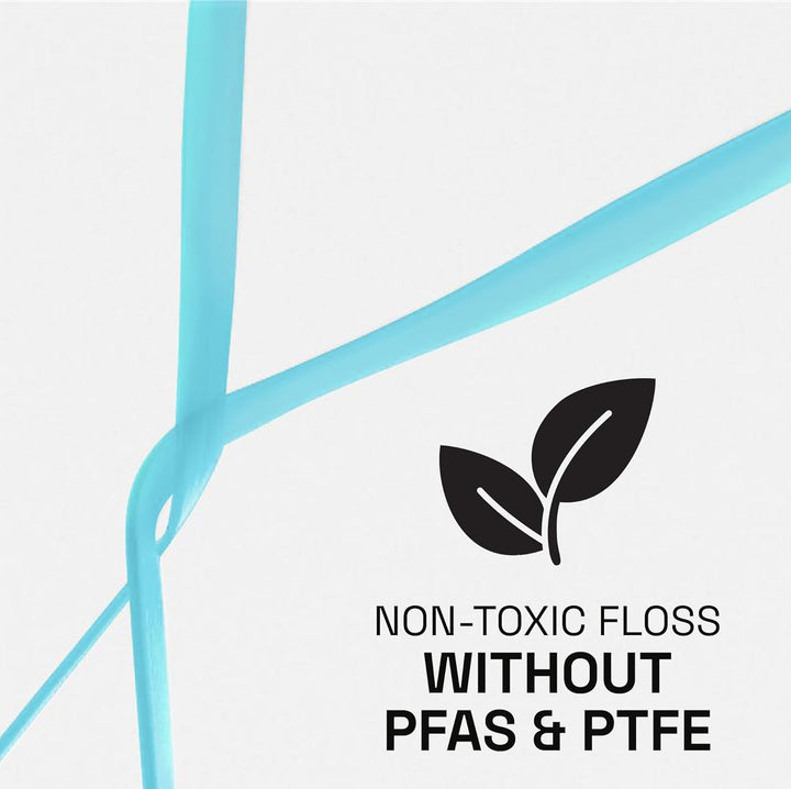 Ultraclean Dental Floss, Mint, Plaque Remover for Teeth, Shred Resistant, Waxed, Easy on Gums & Teeth, Mint, Oral Care, PFAS Free, for Adults & Kids, 6 Pack, 30 Yd