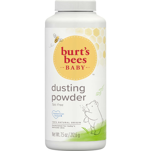 Stocking Stuffers, Baby Dusting Powder, 100% Natural Origin, Talc-Free, Pediatrician Tested, 7.5 Ounces, Pack May Very