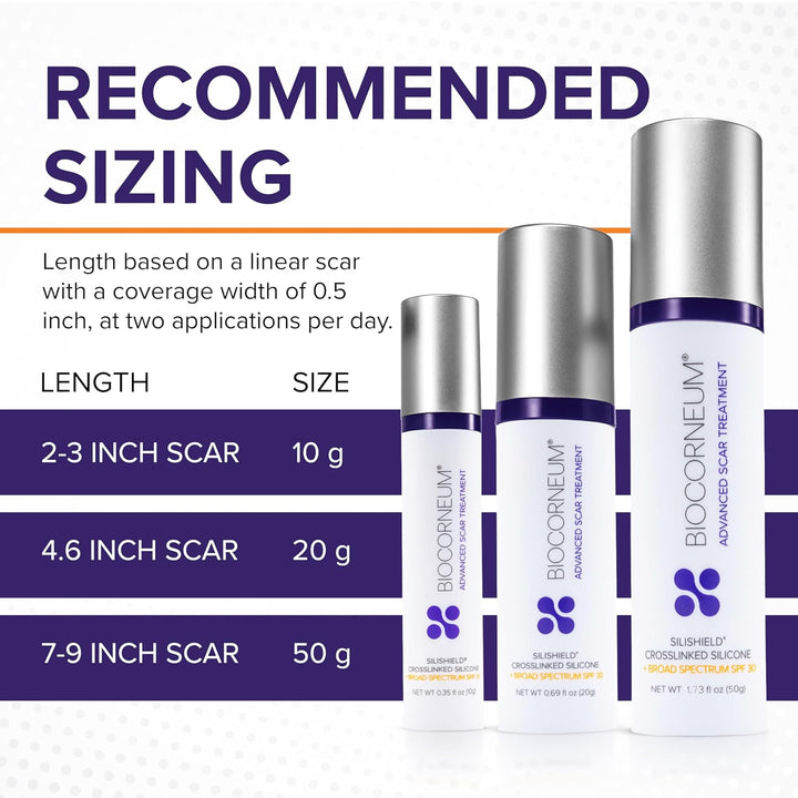 Advanced Scar Treatment with Silishield® & SPF 30 10G – Made in the USA, Fast-Drying, Silicone Scar Gel - Surgeon Recommended for New & Old Scars - Suitable for Children over 6 Months