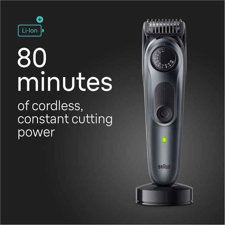 All-In-One Style Kit Series 5 5471, 8-In-1 Trimmer for Men with Beard Trimmer, Body Trimmer for Manscaping, Hair Clippers & More, Ultra-Sharp Blade, 40 Length Settings, Waterproof