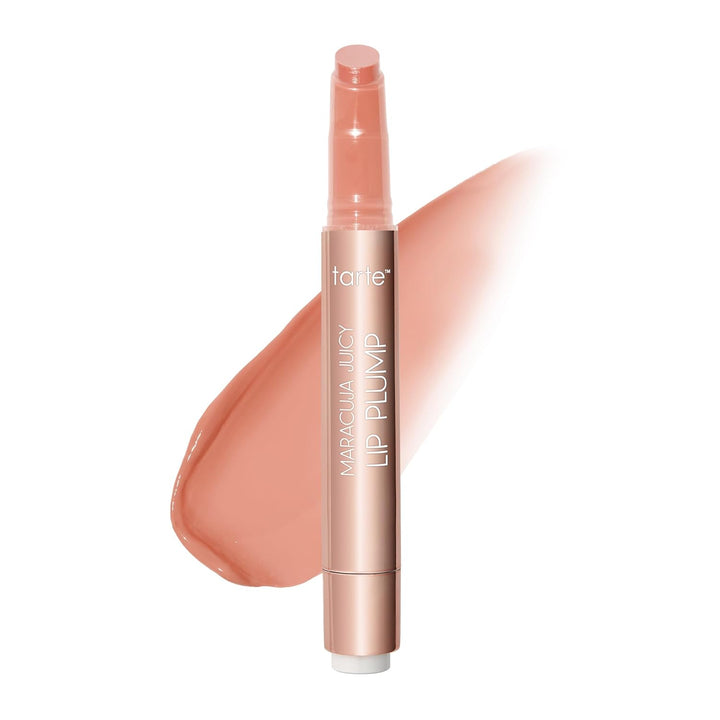 Tarte Maracuja Juicy Lip Plump – Hydrating & Volumizing Lip Plumper Gloss Balm with Nourishing Hyaluronic Acid & Vitamin E, Plumps & Moisturizes, Vegan & Cruelty-Free