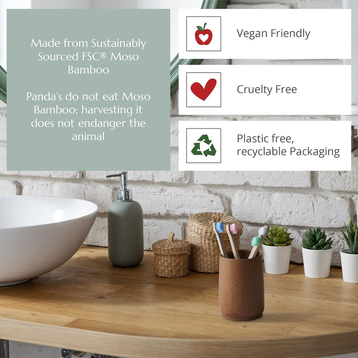 Organic Baby Bamboo Toothbrushes | 4 Pack | Soft Bristles | 100% Compostable Handle | BPA Free | Vegan Baby Toothbrushes (Multicolour)