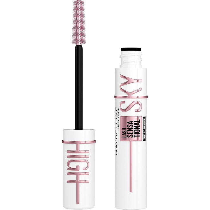 Lash Sensational Sky High Washable Mascara Makeup, Volumizing, Lengthening, Defining, Curling, Multiplying, Buildable Formula, Blackest Black, 1 Count