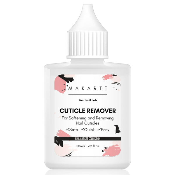 Cuticle Remover Liquid, 50Ml Professional Instant Softener Cream for Dry Cuticles, Salon-Quality Nail Care Dissolver for Manicure & Pedicure Use