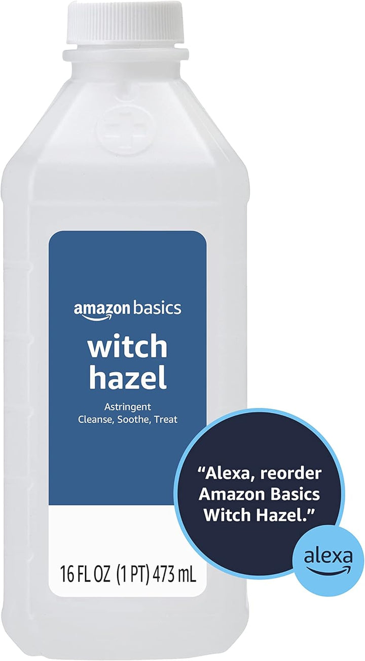 Witch Hazel USP Astringent, Unscented, 16 Fluid Ounces (Previously Solimo)