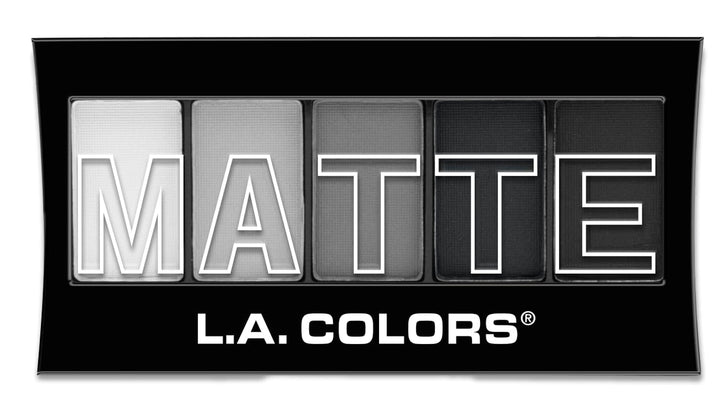 5 Color Matte Eyeshadow Palette, Black Lace CEM475