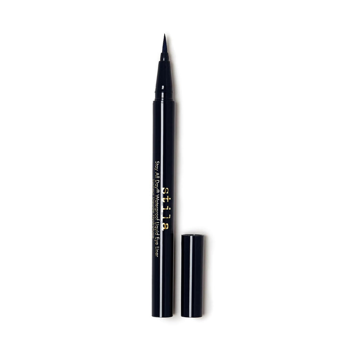 Waterproof Liquid Eye Liner, Stay All Day Makeup with Fine Brush Tip Lasting Satin Finish, Smudge-Proof & Transfer-Resistant