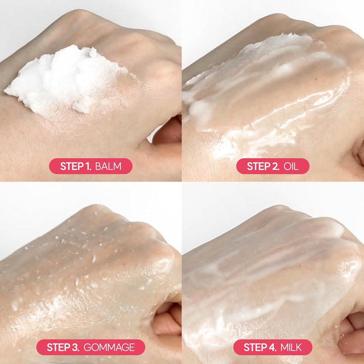 Rice Water Bright Cleansing Balm, Removes Makeup & SPF, 4-In-1 Makeup Remover, for All Skin Types, Korean Rice Extract, Lavender Oil, 100Ml / 3.3 Fl. Oz.