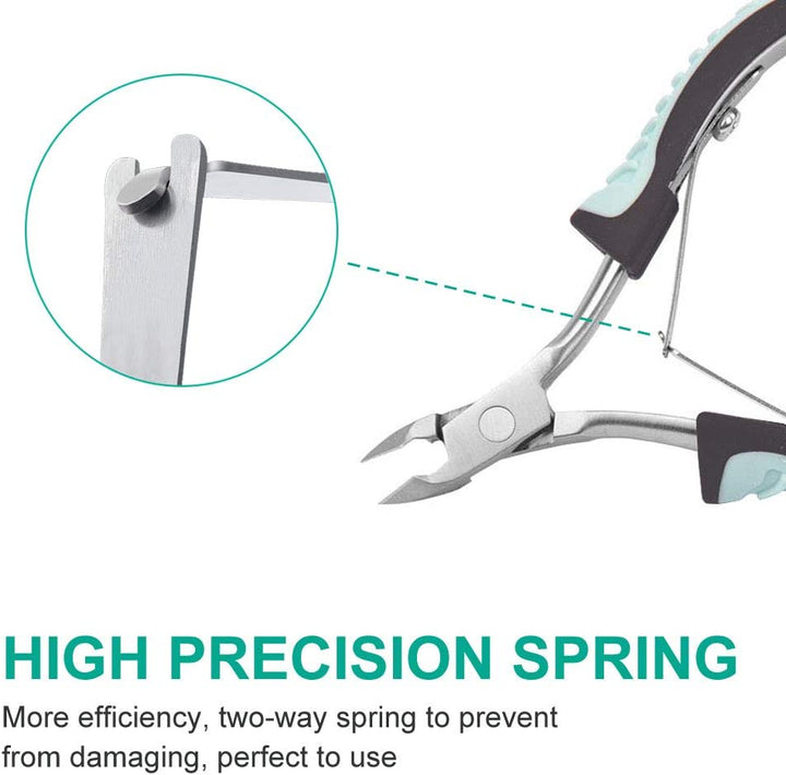 Cuticle Trimmer, Non-Slip Professional Cuticle Nipper Stainless Steel Cutter