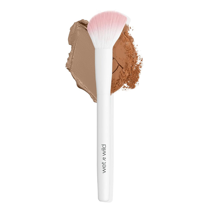 Eyebrow and Liner Brush, Dual-Ended Angled Bristles with Ergonomic Handle for Comfortable Precision Control