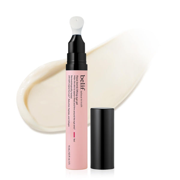 Aqua Bomb Lifting Eye Gel | Retinol + Collagen + Peptide for Firming & Plumping | Hyaluronic Acid for Glowy Hydration | Niacinamide for Dark Circles | Korean Skin Care