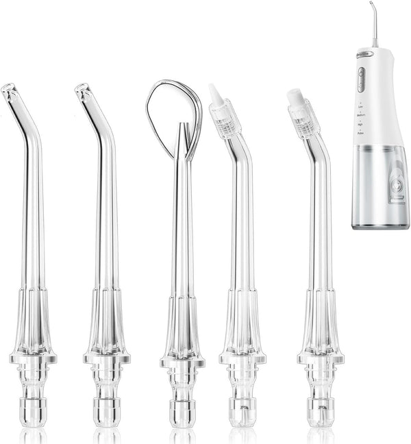 Water Flosser Replacement Tips for  Water Dental Flosser Power Flossers & Irrigator Accessories Ivory