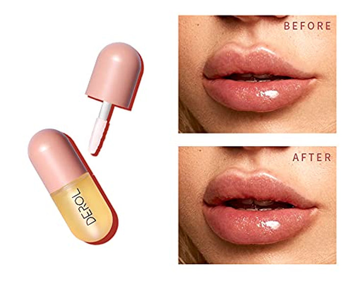 Lip Plumper,Natural Lip Plumper,Lip Plumping Lip Gloss,Lip Plumper Gloss,Lip Enhancer Make Lips Fuller and Moisturizing 5.5Ml,Beautiful Fuller,Lip Mask