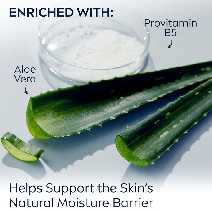 Maximum Hydration Deep Cleaning Face Scrub with Aloe Vera, 3 Pack of 4.4 Oz Tubes