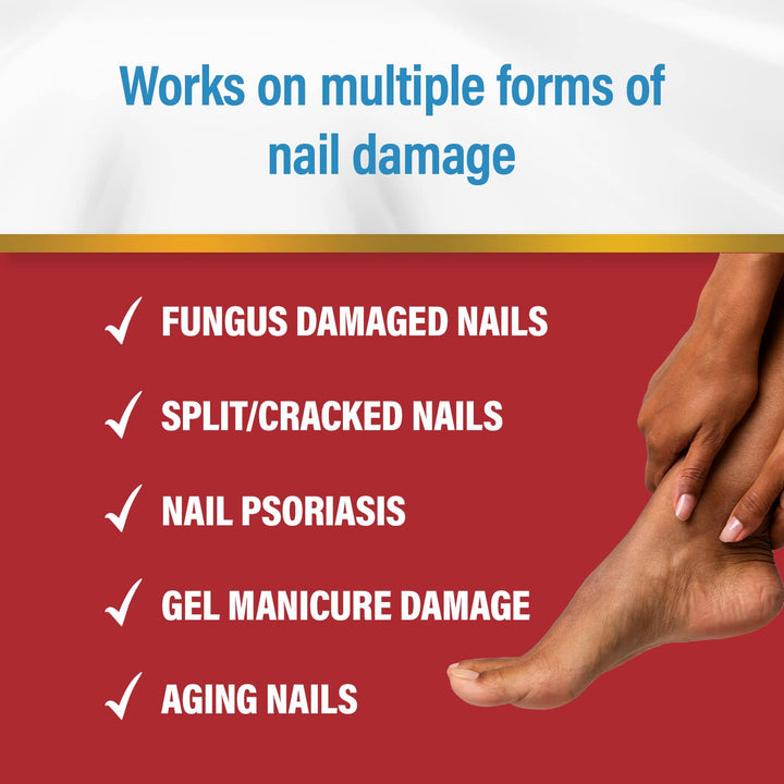 Multi-Purpose Nail Repair, Nail Solution for Discolored and Damaged Nails, 0.43 Fl Oz