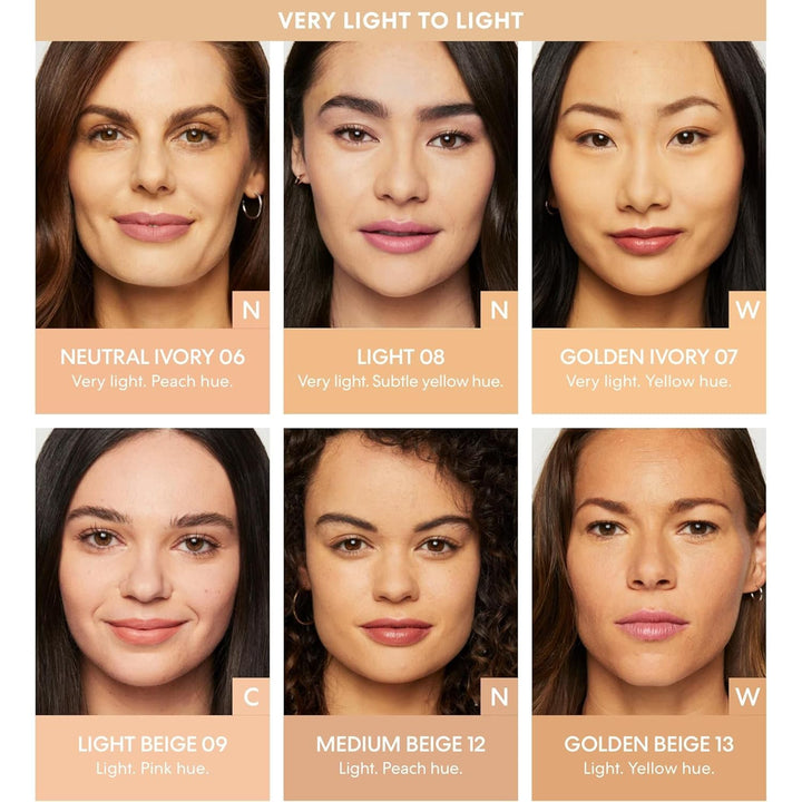 Original Loose Powder Foundation SPF 15, Clean Mineral Powder Face Makeup, Sheer-To-Full Coverage, Talc-Free, Non-Comedogenic, Vegan