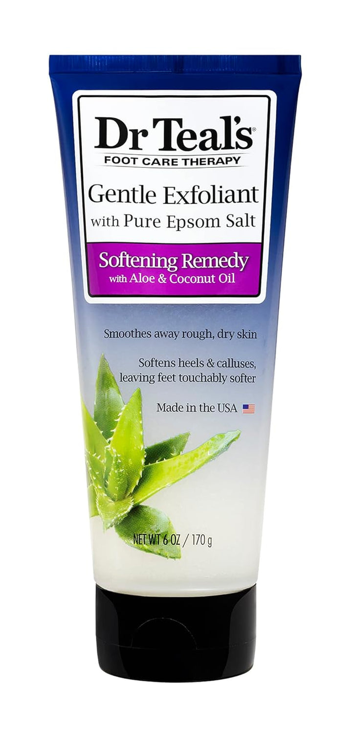 Dr. Teal'S Gentle Exfoliant Foot Scrub with Epsom Salt 6 Ounce