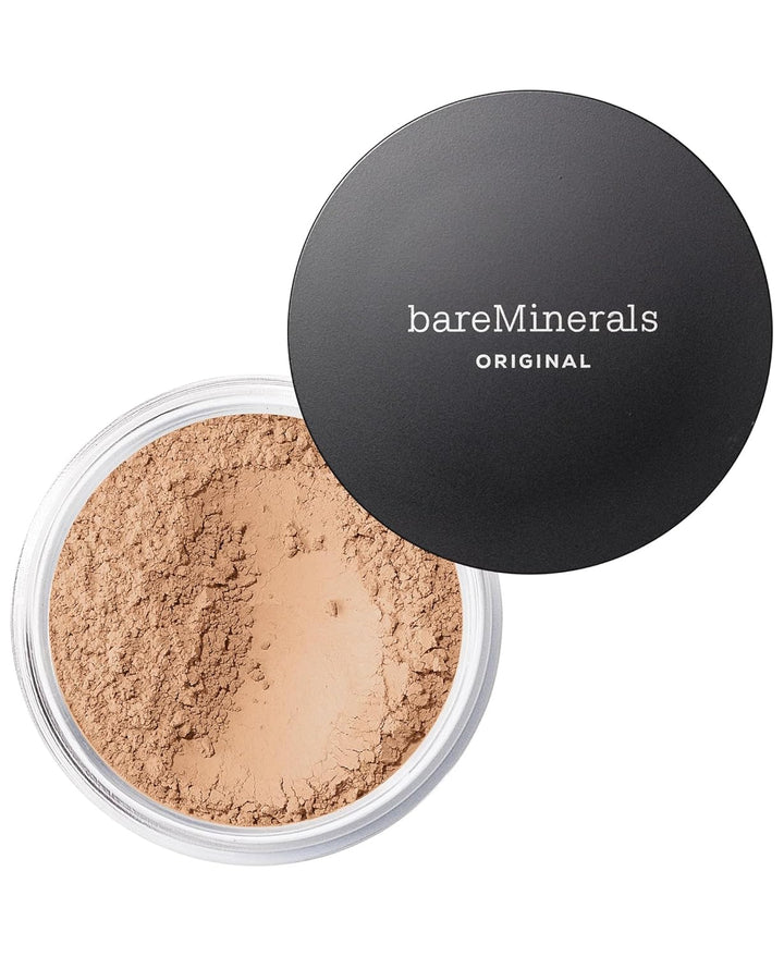 Original Loose Powder Foundation SPF 15, Clean Mineral Powder Face Makeup, Sheer-To-Full Coverage, Talc-Free, Non-Comedogenic, Vegan