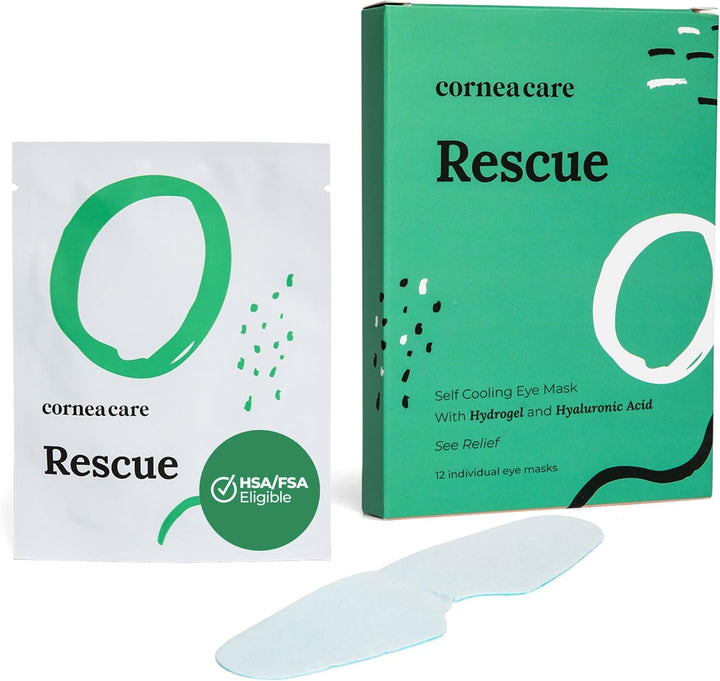 Rest: Self Heating Warm Compress for Dry Eyes | Heated Eye Mask for Fast Relief | No Microwave or Washcloth Needed | Travel Ready | 30 Count