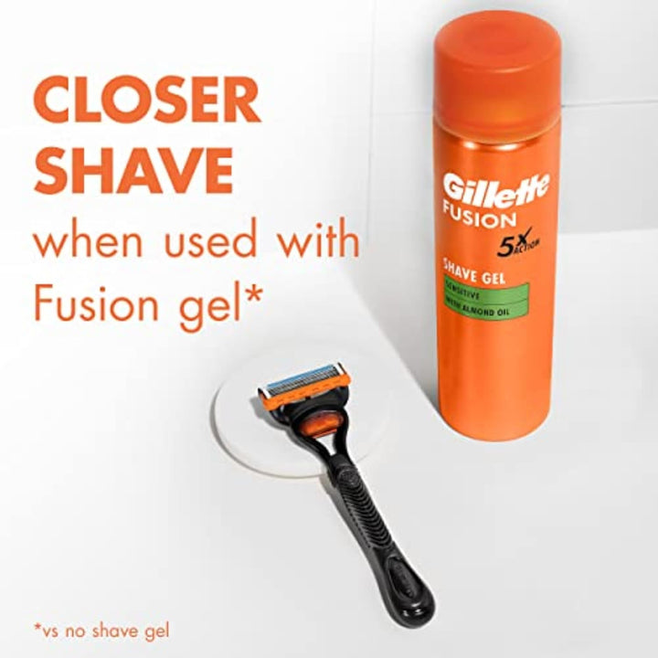 Fusion5 Razor Refills for Men, 12Ct Cartridges, Lubrication Strip, Precision Trimmer for Men, 5-Bladed Refill Blades for Close Shave