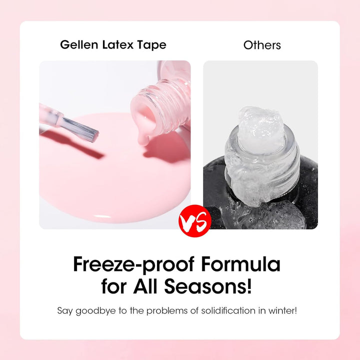 Liquid Latex for Nails, Peel off Cuticle Guard for Nail Polish Skin Barrier Protector Nail Art Liquid Latex Tape for Manicure Home Salon 15Ml Pink Cuticle Protectors Gifts for Women