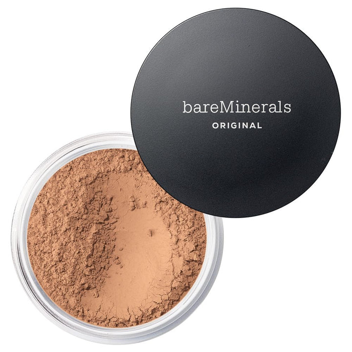 Original Loose Powder Foundation SPF 15, Clean Mineral Powder Face Makeup, Sheer-To-Full Coverage, Talc-Free, Non-Comedogenic, Vegan