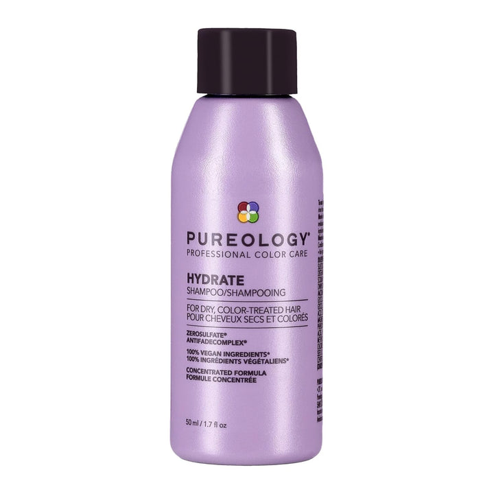 Hydrate Shampoo - for Dry or Color Treated Hair, Moisturizing Shampoo for Hydration & Softness, with Rose Extract & Green Tea, Vegan & Sulfate-Free