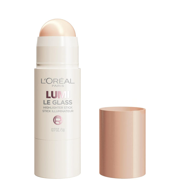 True Match Lumi Le Glass Highlighter Stick, Reflective, Translucent, Glassy Highlighter for Face and Body, 610 Glassy Pearl Eclat, 0.17 Oz