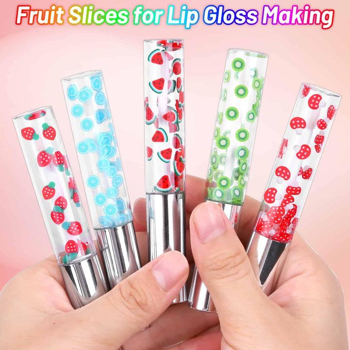 16000 Pcs Fruit Nail Art Slices,  20 Styles Fruit Slime Charms Fimo Slices 3D Polymer Slices for Slime, Lip Gloss Making Supplies Resin and Nail Art Decorations