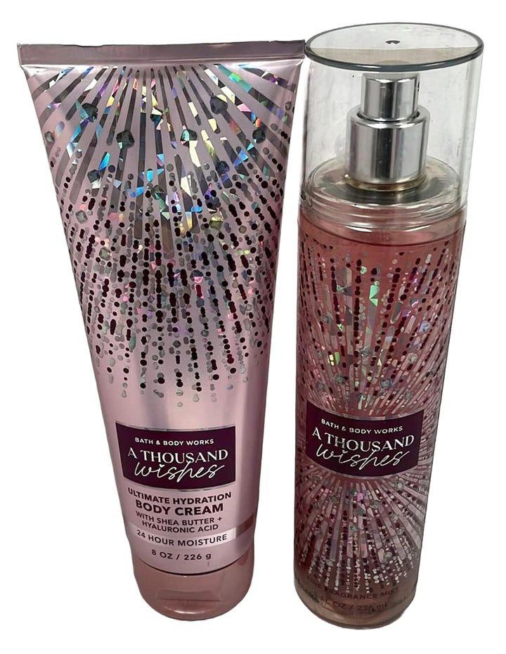 - Signature Collection - a Thousand Wishes- Gift Set- Fine Fragrance Mist & Ultra Shea Body Cream by
