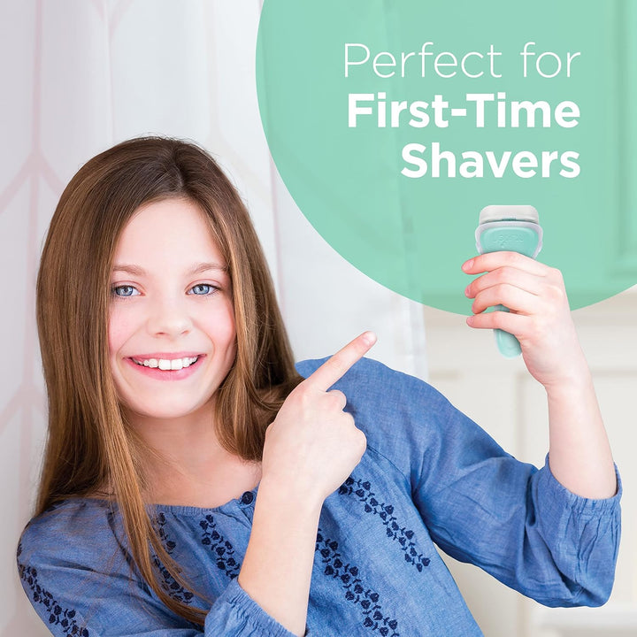 Razors for Women with Sensitive Skin | 1 Razor & 2  Razor Blades Refill with Organic Aloe