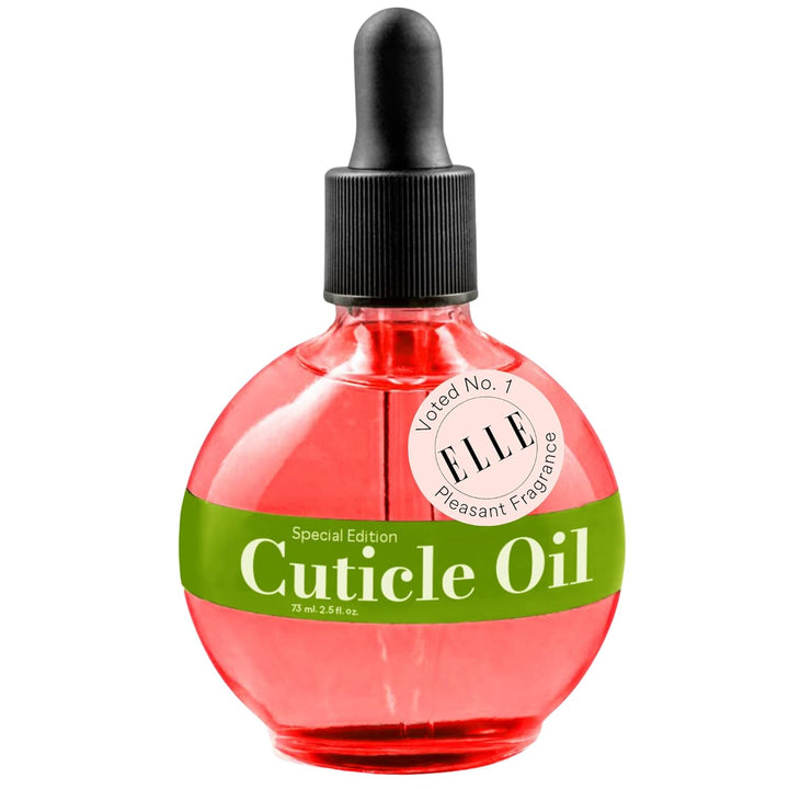 Sweet Almond Cuticle Oil for Nails - Repairs Cuticles Overnight - Moisturizes and Strengthens Nails and Cuticles - Dropper & Brush Included - 2.5Oz