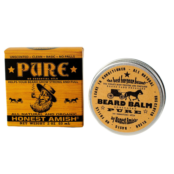 Beard Balm Leave-In Conditioner - Made with Only Natural and Organic Ingredients - 2 Ounce Tin