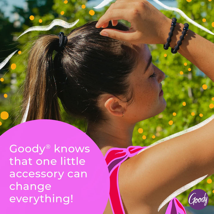 Ouchless Hair Elastics – No Pull, No Breakage, Tangle-Free Hold for Fine Hair – 50 Count, Assorted Neutrals, Long-Lasting Ponytail Holders for Women & Men