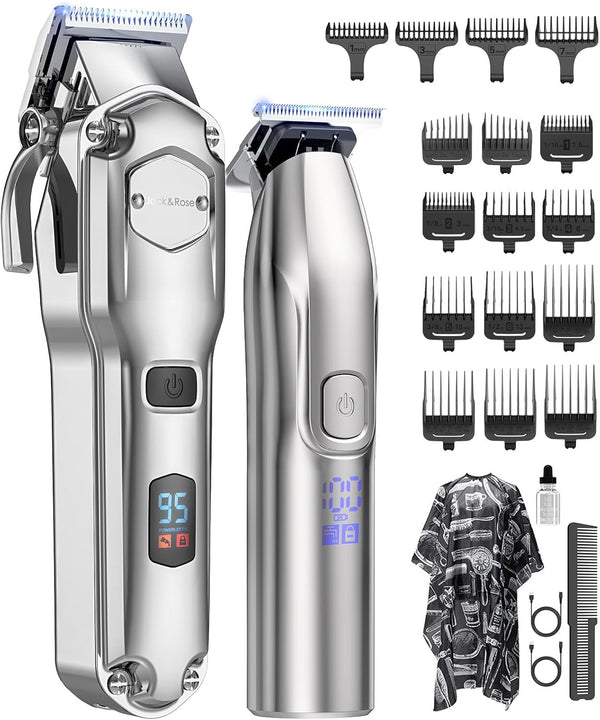 Clippers and Trimmers Set, Cordless Hair Clippers for Men, Barber Clippers Set