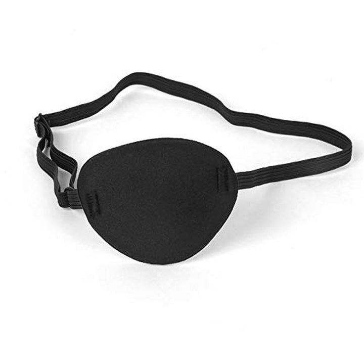 Eye Patch for Adults – Soft Black Eyepatch for Pirate Costume, Cosplay, Halloween, Adjustable Eye Patches for Dress Up