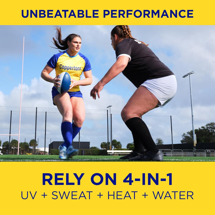 Sport Sunscreen Spray SPF 50, Sweat, Heat and Water Resistant Sunblock, Lightweight, Oxybenzone Free, Spray Sunscreen Bulk Pack, 5.5 Oz Bottle, Pack of 3 (Packaging May Vary)