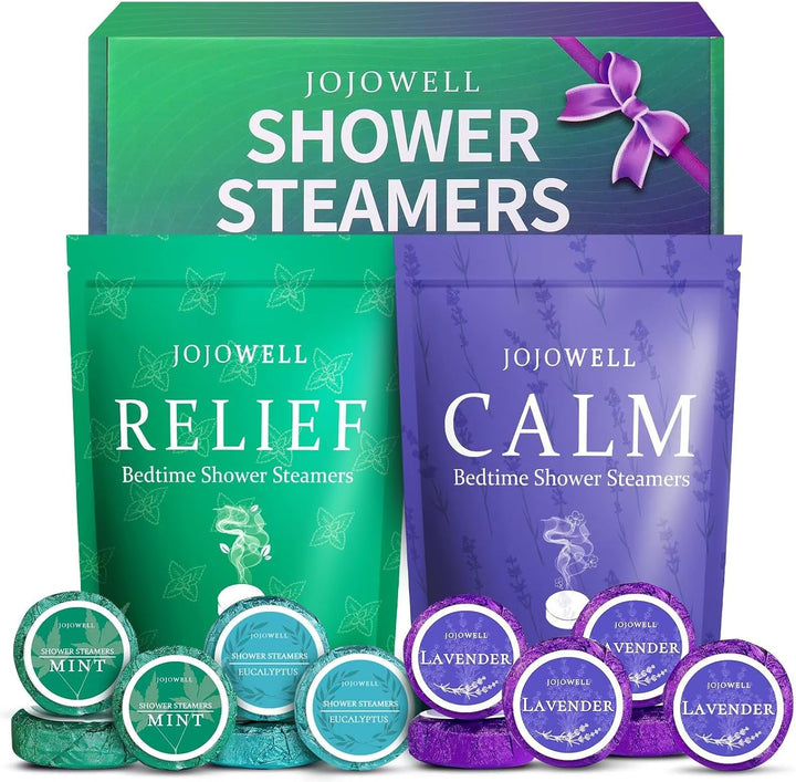 Shower Steamers Aromatherapy - 18 Pack Birthday Gifts for Women, Self Care, Christmas Gifts Stocking Stuffers for Adults, Women, Men, Mom, Teens, White Elephant, Relaxation Home SPA