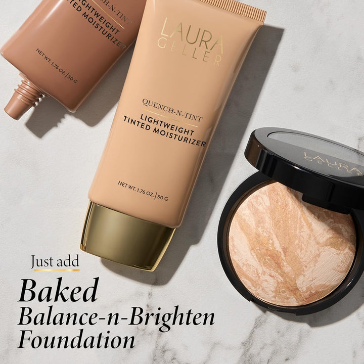 Quench-N-Tint Lightweight Tinted Moisturizer, Porcelain/Fair - Sheer to Light Buildable Coverage - Natural Glow Finish - Lightweight Formula - Hydratant Teinte