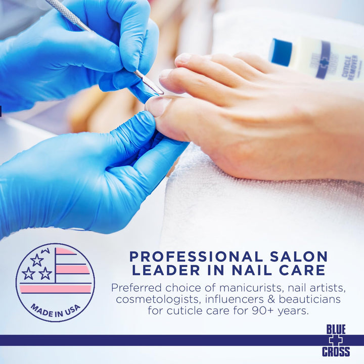 Cuticle Remover Liquid, Cuticle Softener for Nails, Professional Nail Care with Lanolin for Brittle Hang Nails, Hydrating, Moisturizing, Dry Cuticles, Made in USA, 6Oz